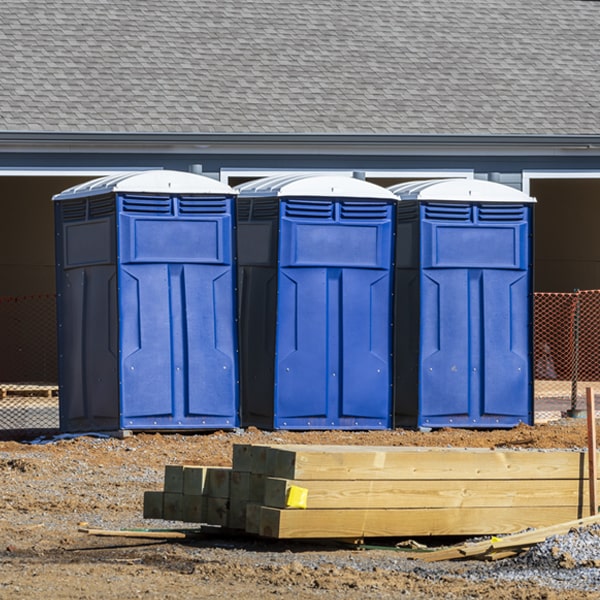 are there any restrictions on where i can place the portable restrooms during my rental period in Tenmile